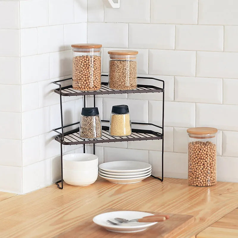 Étagère d'angle organisateur