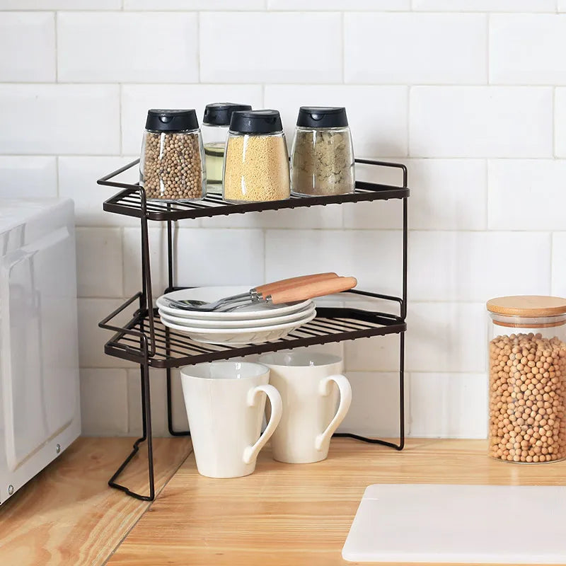 Étagère d'angle organisateur